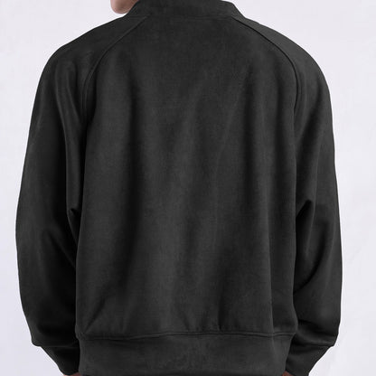Herren Kapuzenjacke Modern Weich Innenfutter Berlin Style