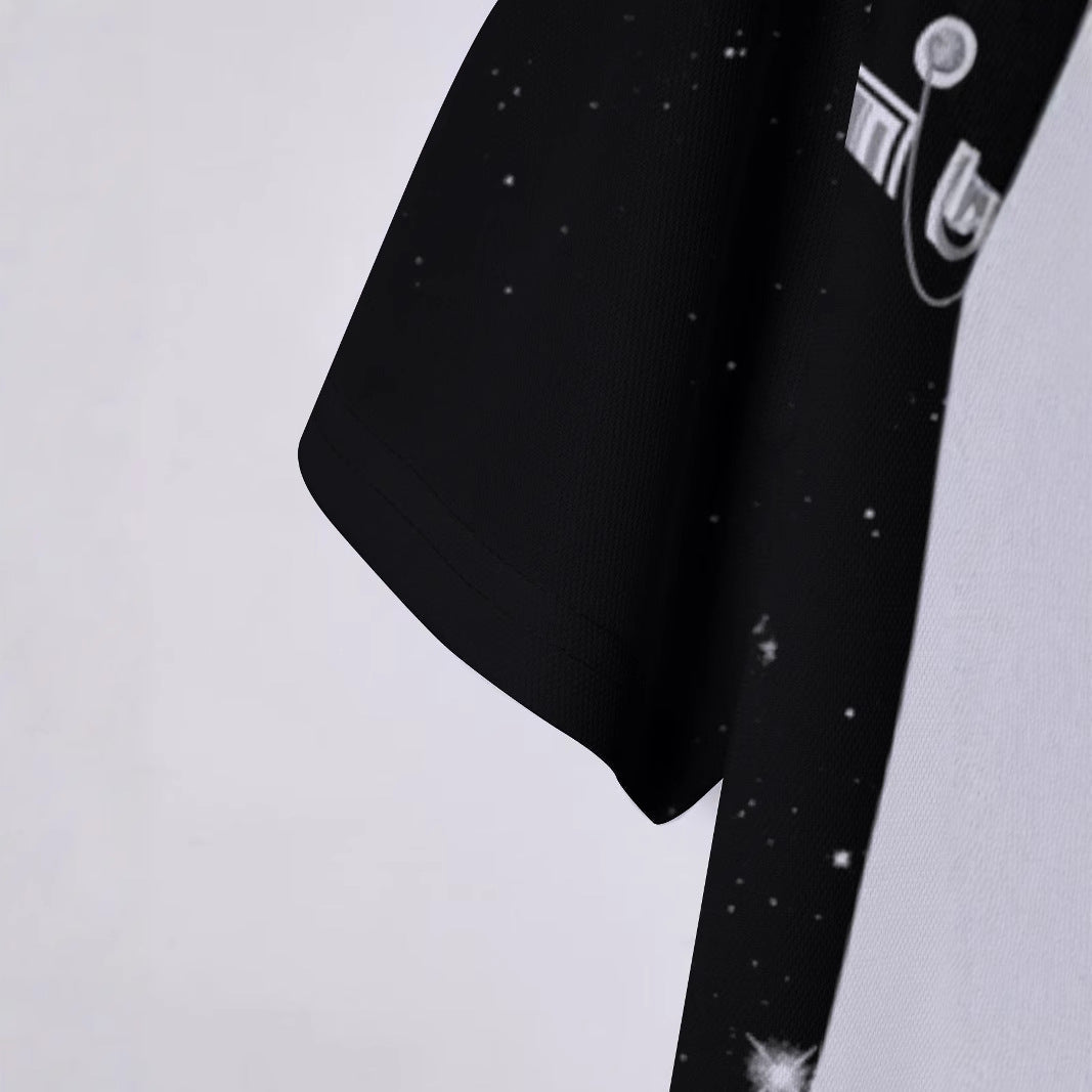 Herren Poloshirt mit coolem Grafikdesign Berlin Style