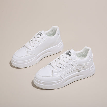 Damen Plateausneaker Hoch mit Weicher Sohle Moderne Design