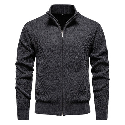 Herren Strickjacke Modern Struktur Optik Berlin Style