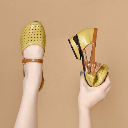 Damen Ballerinas Komfortabel Riemchen Design Modisch