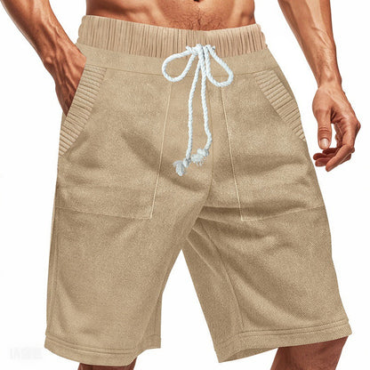 Herren Shorts Lockere Freizeitshorts mit Taschen Sommer