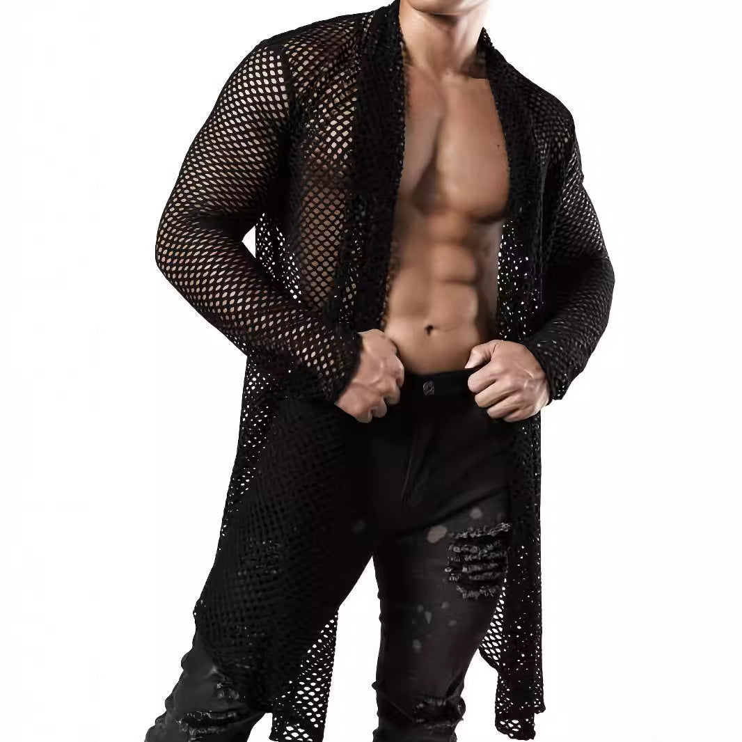 Herren Kimono Offener Schnitt Leicht Modern - BerlinGlamour