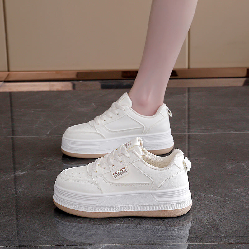 Damen Sneaker Dicksohle Atmungsaktiv Modern