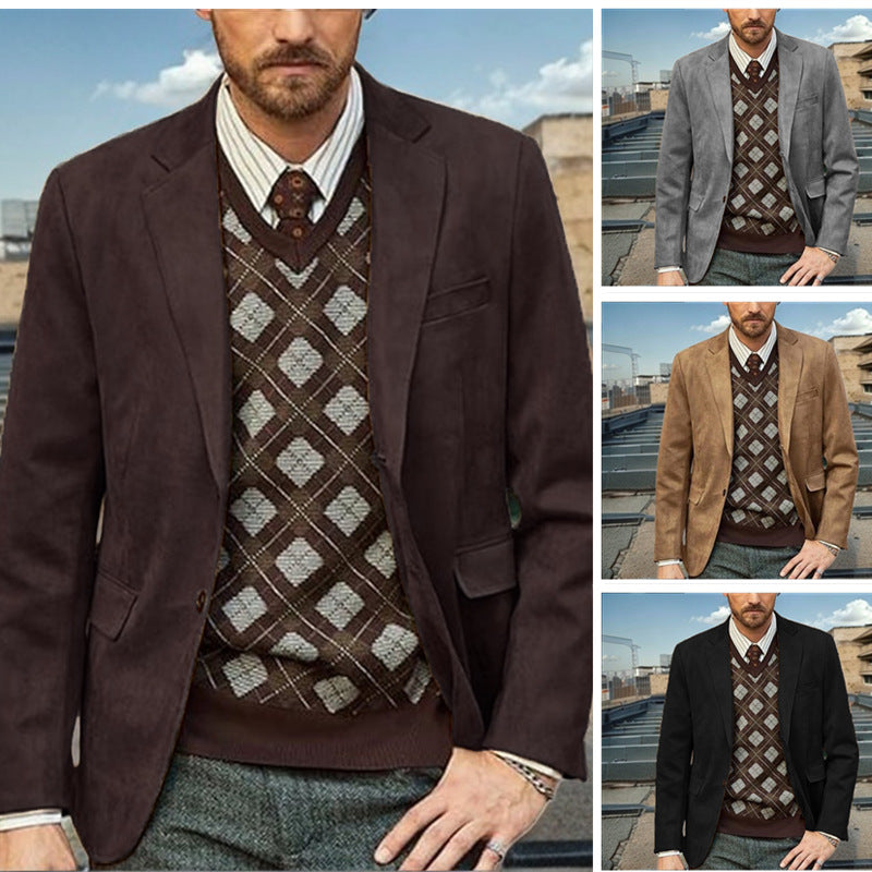 Herren Blazer Anzug Modern aus feiner Wolle - BerlinGlamour
