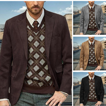 Herren Blazer Anzug Modern aus feiner Wolle - BerlinGlamour