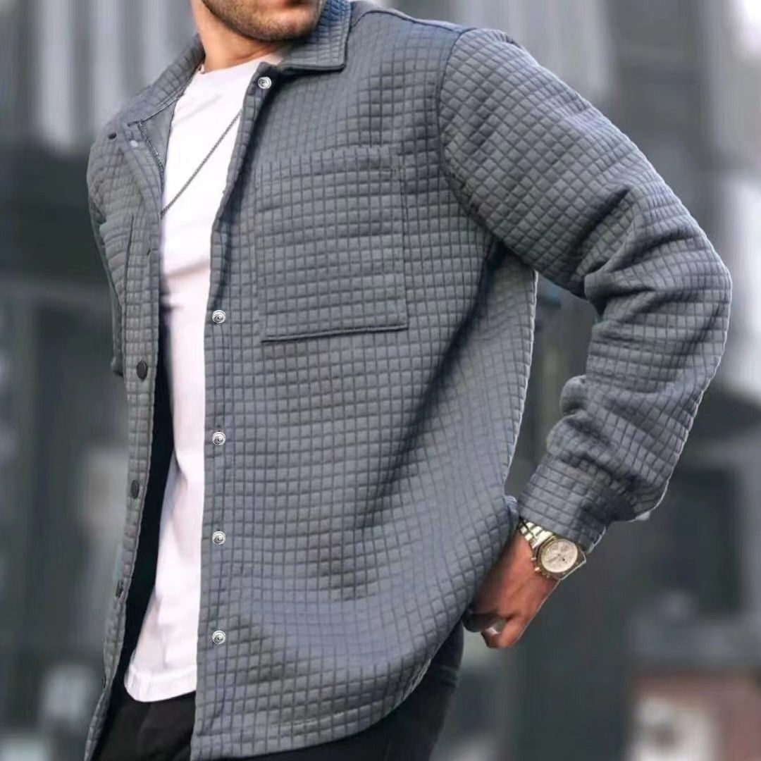Herren Steppjacke Freizeitjacke Warm Bequem Mit Taschen