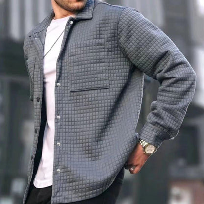 Herren Steppjacke Freizeitjacke Warm Bequem Mit Taschen