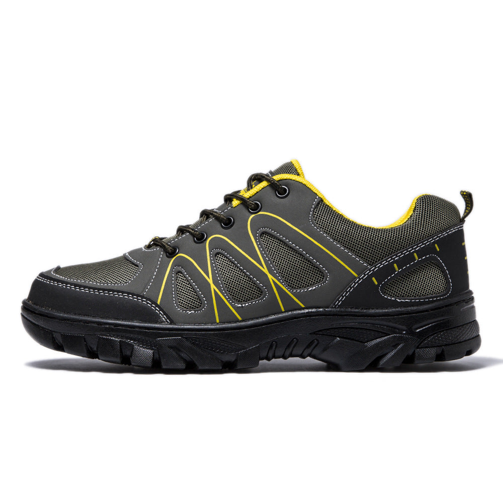 Damen Outdoor-Sneaker Atmungsaktiv Rutschfest Schwarz