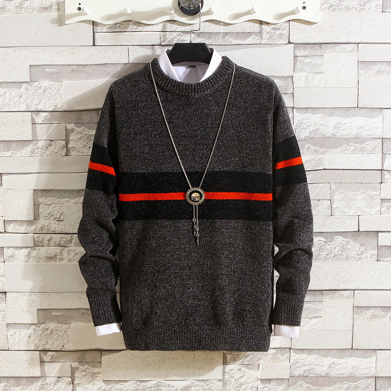 Modischer Herren Pullover Streifen Design Hochwertig