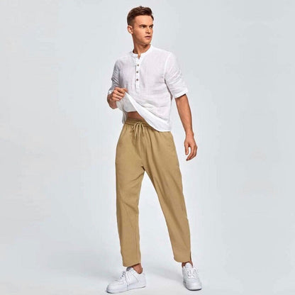 Herren Freizeithose Lässig Mit Kordelzug Bequem