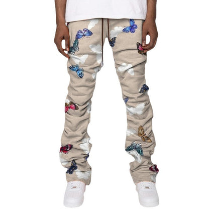 Herren Cargo-Hose Lässig mit Muster Modern