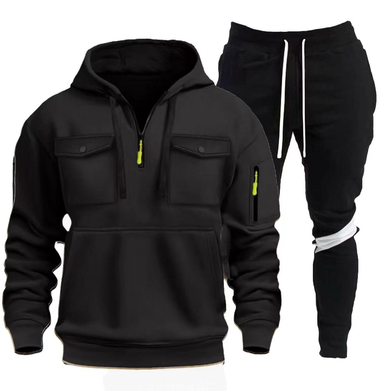 Herren Kapuzenjacke Sportlich mit Sporthose