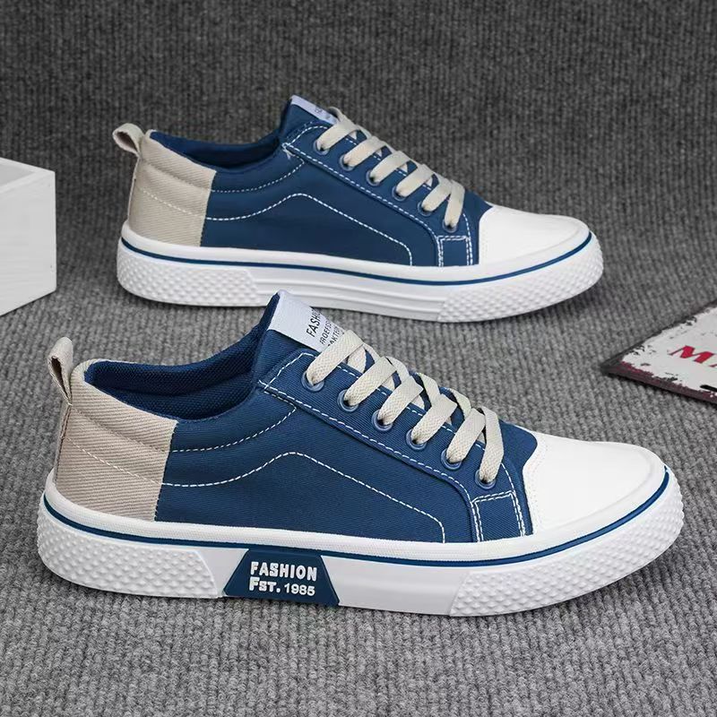 Damen Sneaker Modisch Kontrast Einsätze Sportlich Trendy