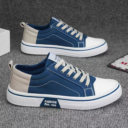 Damen Sneaker Modisch Kontrast Einsätze Sportlich Trendy