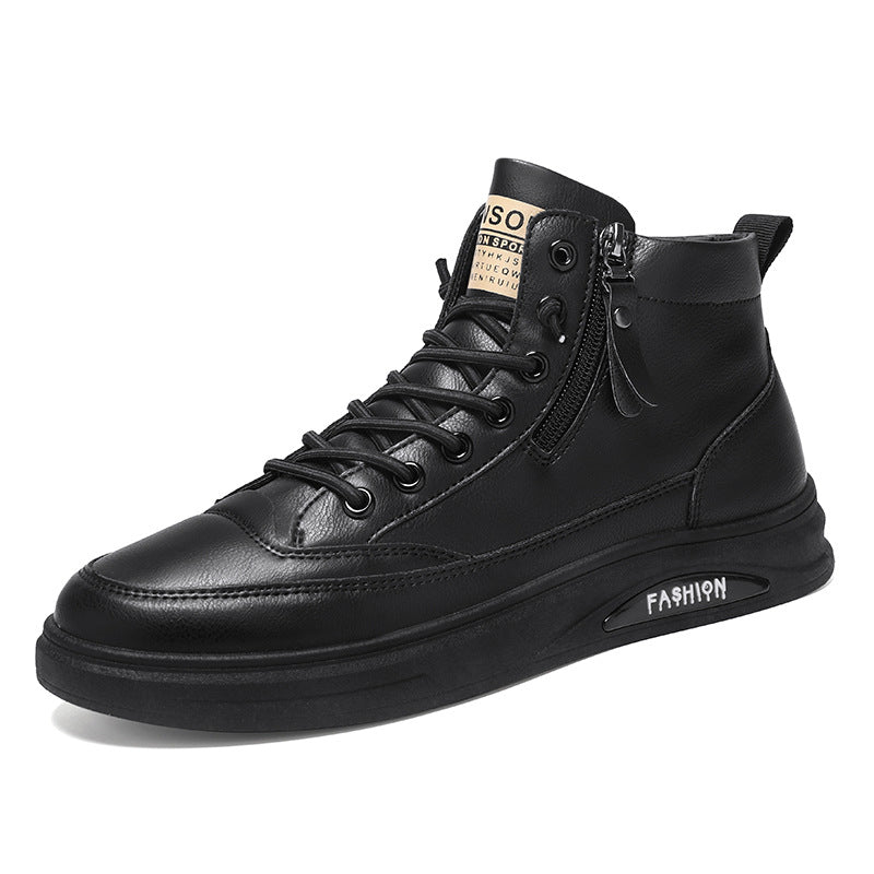 Damen Hochzeit Sneaker Weiches Leder Reißverschluss