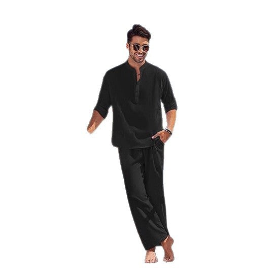 Herren Lounge Set Bequem Relaxed Fit Casual