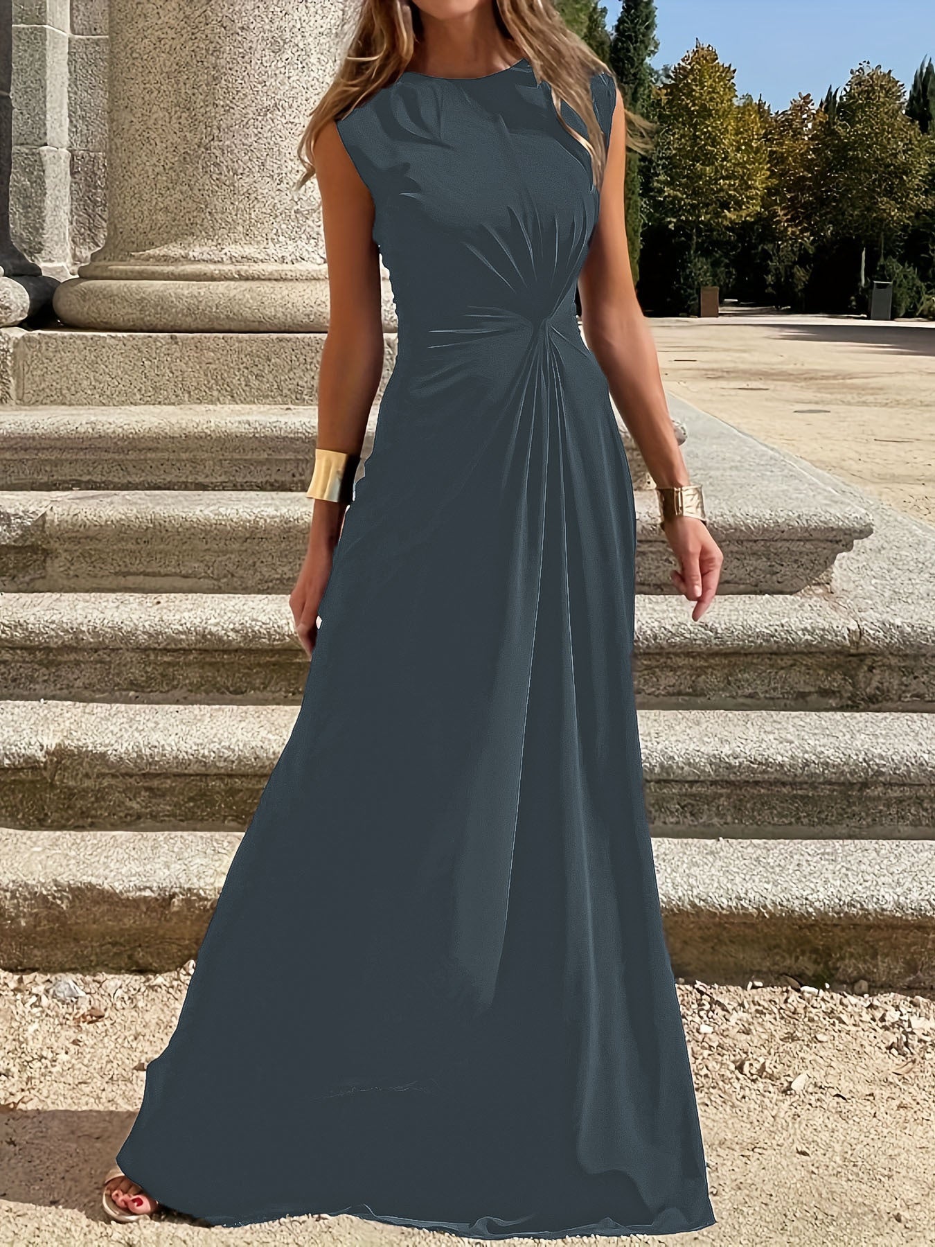 Elegantes Abendkleid Damen Figurbetont Lang