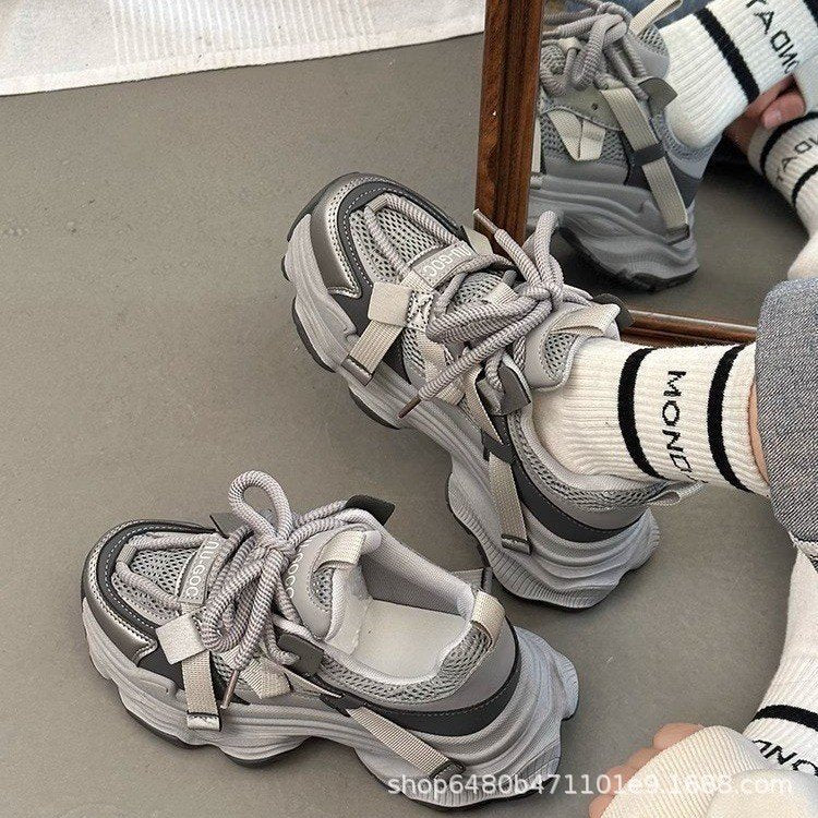 Damen Sneaker Sportlich Atmungsaktiv Mit Stabler Sohle