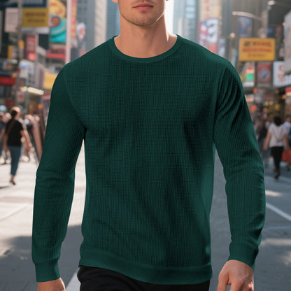 Herren Pullover Langarm Hochwertig Modern