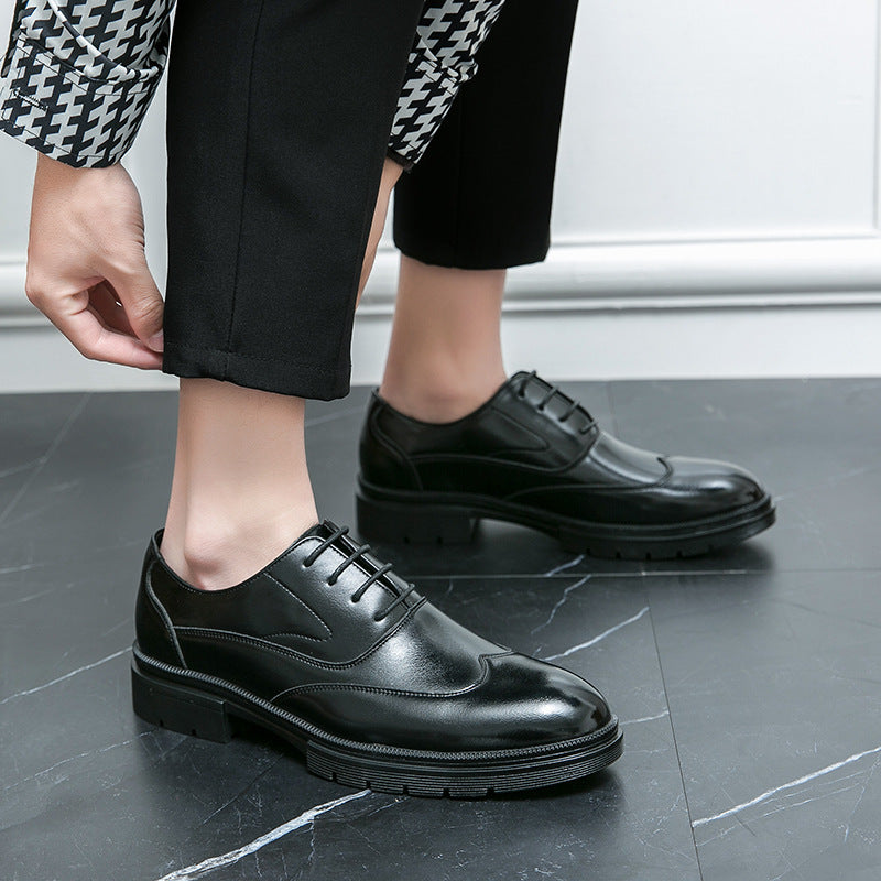Damen Schnürschuhe Elegante Leder Schuhe Rutschfest