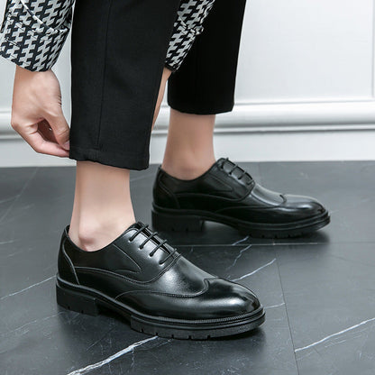 Damen Schnürschuhe Elegante Leder Schuhe Rutschfest