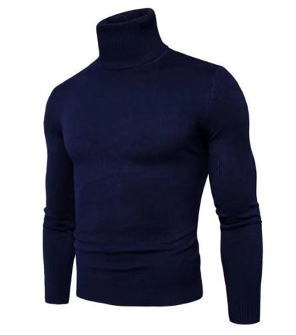 Herren Rollkragenpullover Feine Merinowolle Modern