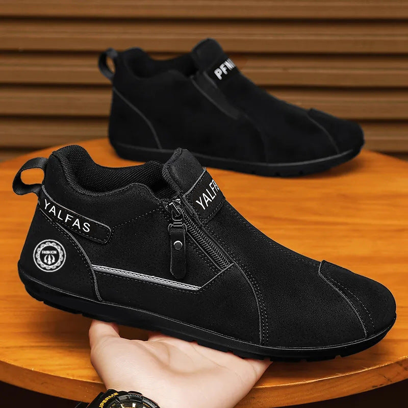 Damen Ankle Boots Leicht Wasserabweisend Reißverschluss