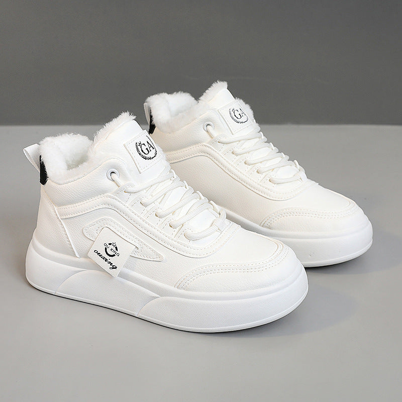 Damen Sneaker High-Top mit Weichem Innenfutter Rutschfest