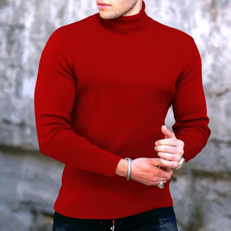 Herren Rollkragenpullover Elegantes Design Modern