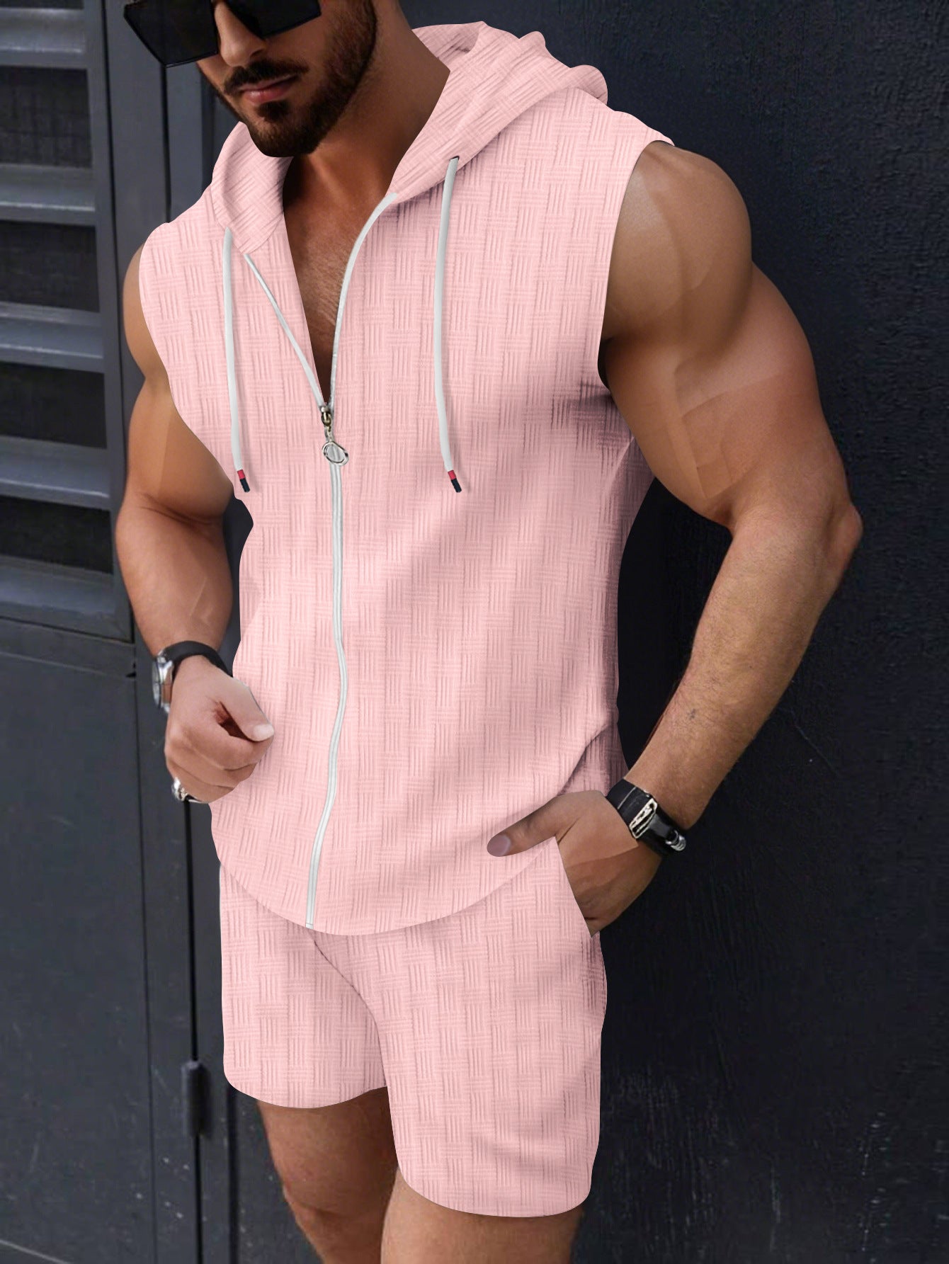 Herren Hoodie Anzug Sportlich Trendig