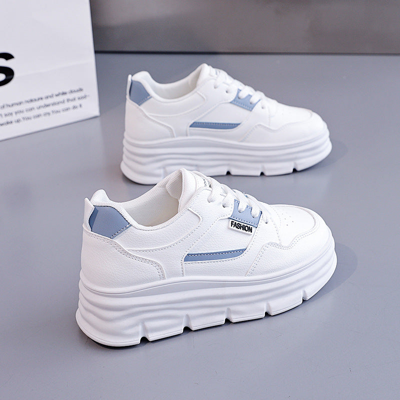 Damen Sneaker Elegante Chunky Laufsohlen Weich