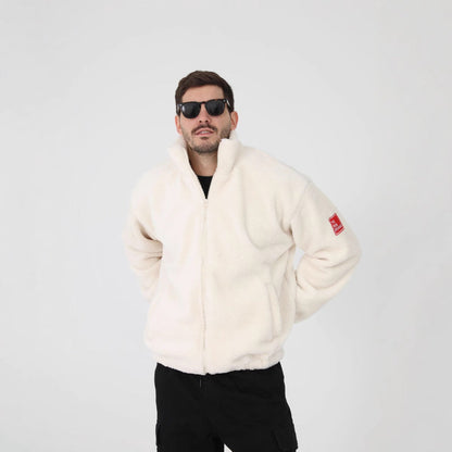 Herren Fleecemantel Warm Bequem Outdoor - BerlinGlamour