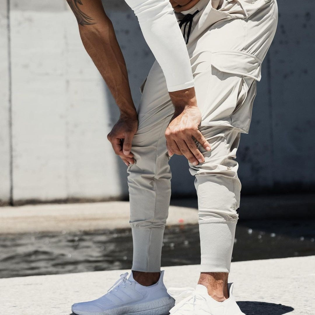 Herren Jogginghose Cargo Bequem mit vielen Taschen