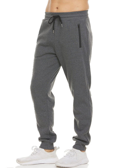 Bequeme Herren Sport-Jogginghose mit Reißverschluss Taschen