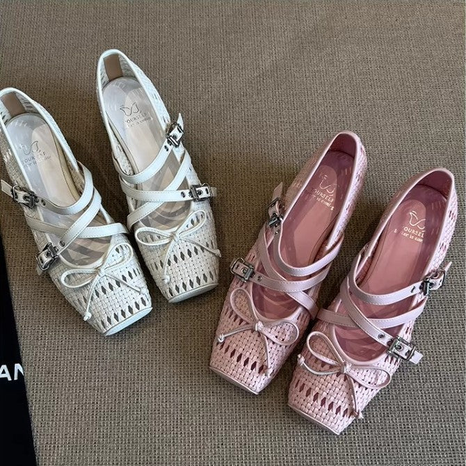 Elegante Slingback Schuhe Damen mit geflochtenem Design - BerlinGlamour