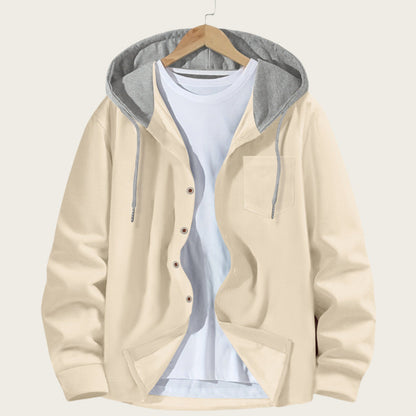 Herren Freizeitjacke Kapuzenjacke Mit Taschen