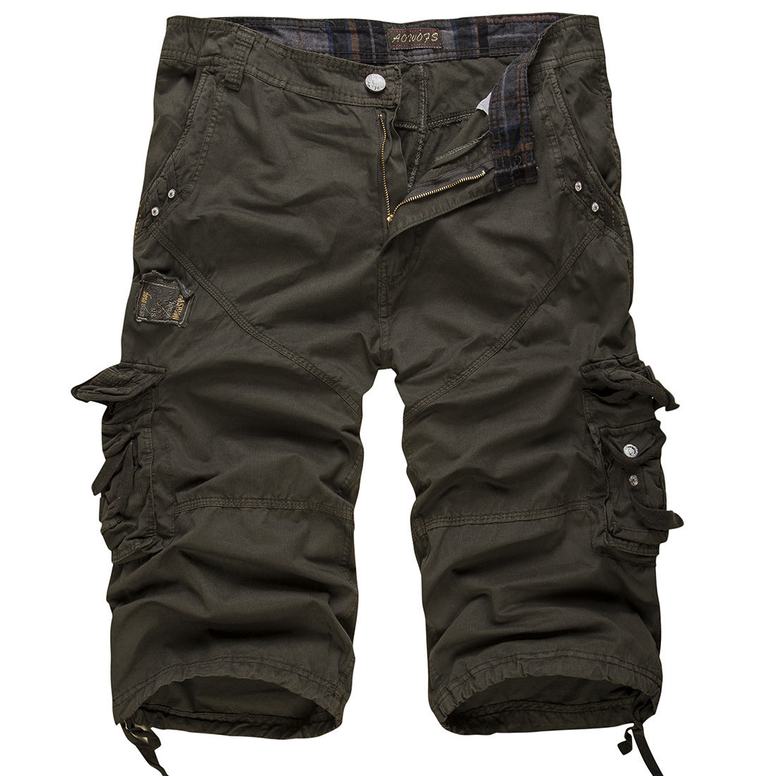 Herren Cargoshorts Bequem mit verstellbarem Bund und vielen Taschen