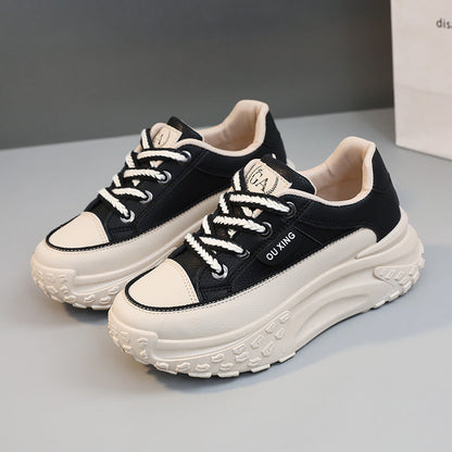 Damen Sneaker Hochwertig Sportlich mit dicker Sohle Trendy