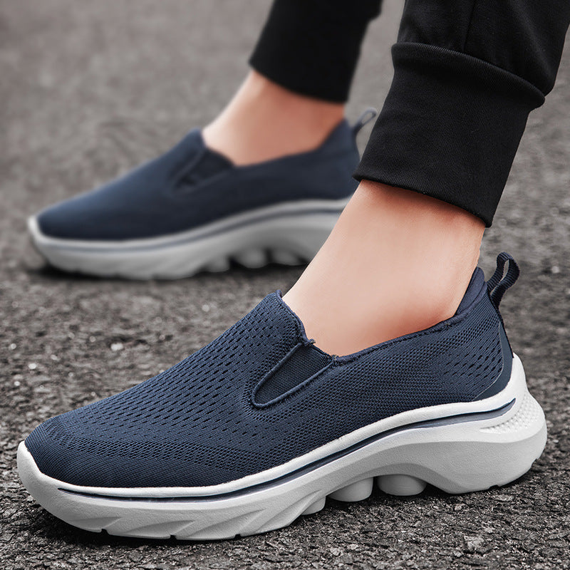Damen Sneaker Bequem Slip-On Flexible Weich