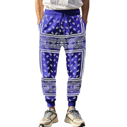 Herren Jogginghose Bandana Style Bequem Modern