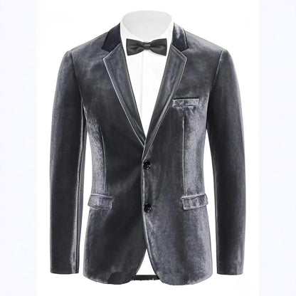 Herren Blazer Samt Elegant Berlin Style