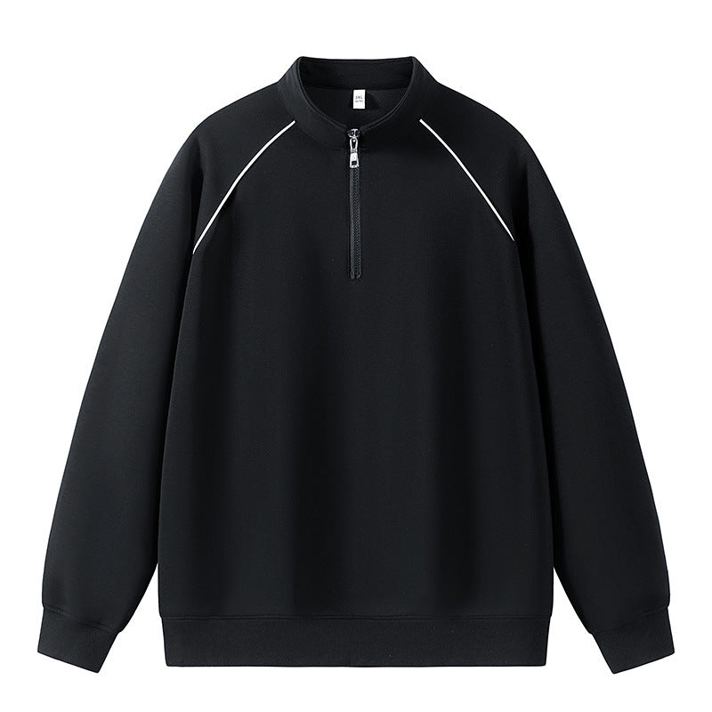 Herren Sportpullover Kurz Reißverschluss Modern