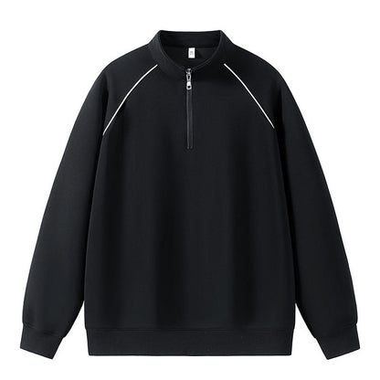 Herren Sportpullover Kurz Reißverschluss Modern