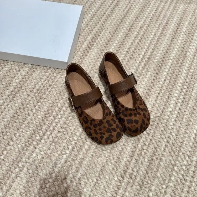 Damen Ballerinas Elegante Riemen Detail Bequem