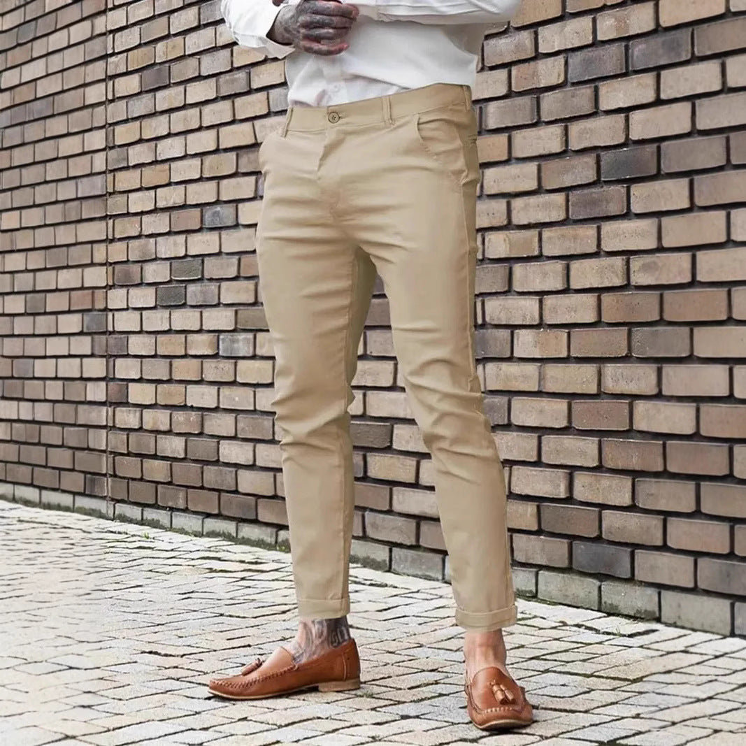 Herren Slim-Fit Jeanshose Elastisch Mit Seitentaschen - BerlinGlamour