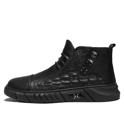 Damen Leder Sneaker Warm Winter Mode Schuhe