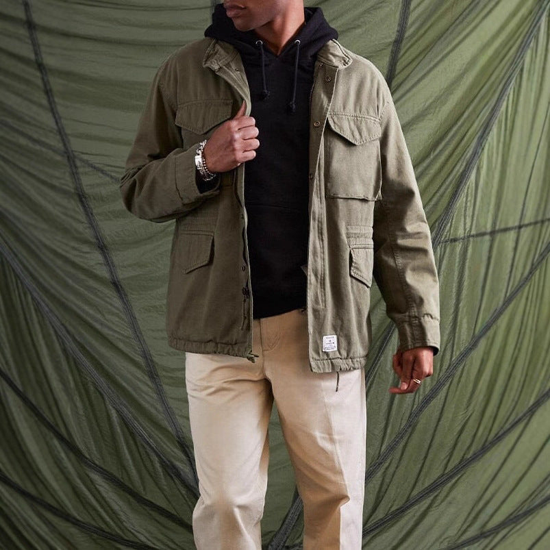 Herren Outdoorjacke Funktional mit vielen Taschen Modern