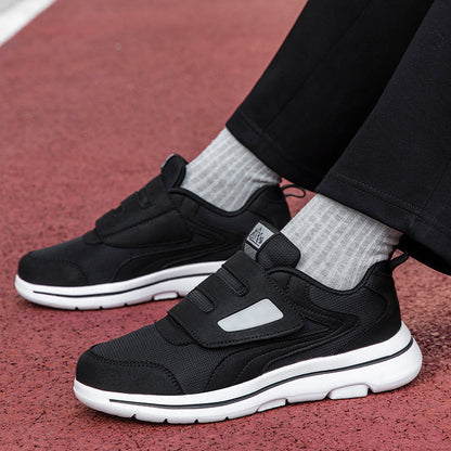 Damen Sneaker Freizeit Schuhe Atmungsaktiv Klettverschluss