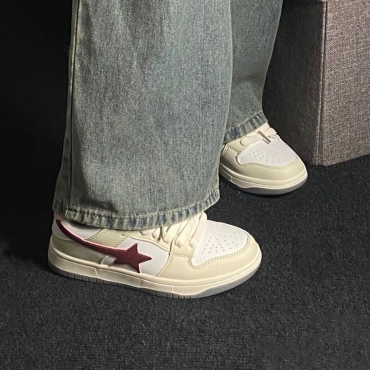 Damen Sneaker Retro Style Hochwertig